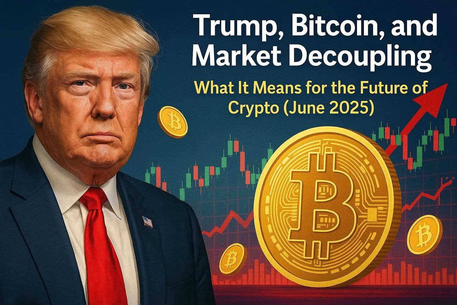 Cover image for Trump, Bitcoin, and Market Decoupling: What It Means for the Future of Crypto (June 2025)
