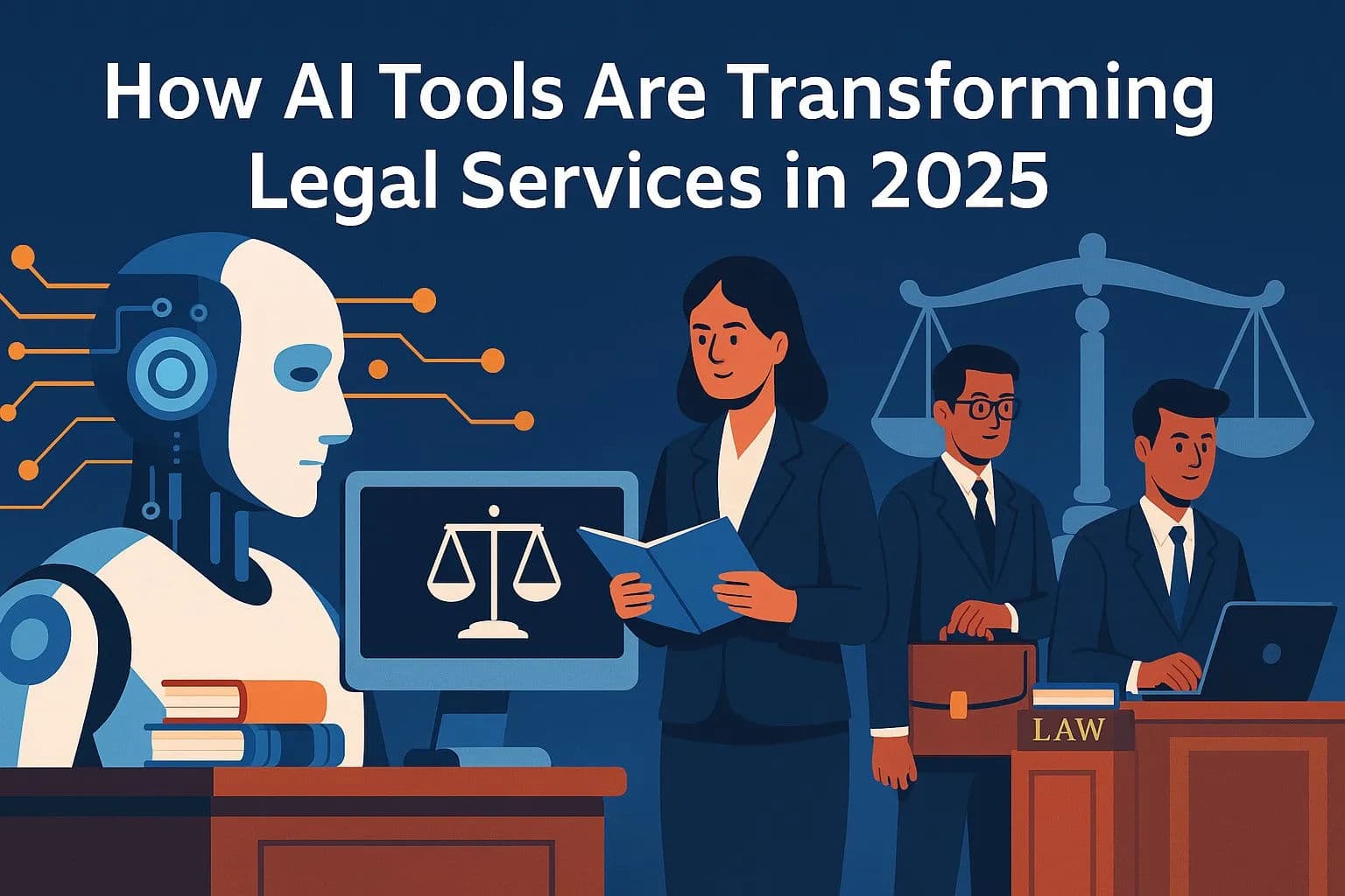 Cover image for How AI Tools Are Transforming Legal Services in 2025