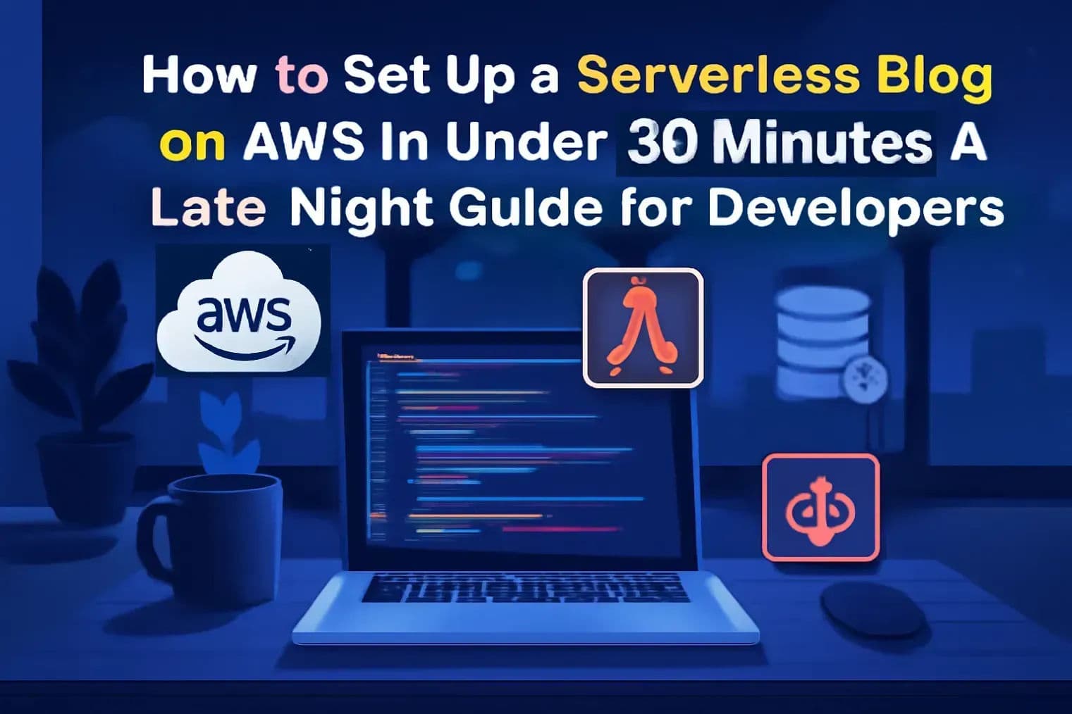AWS serverless blogging tutorial, step-by-step guide, cloud technology India 2025