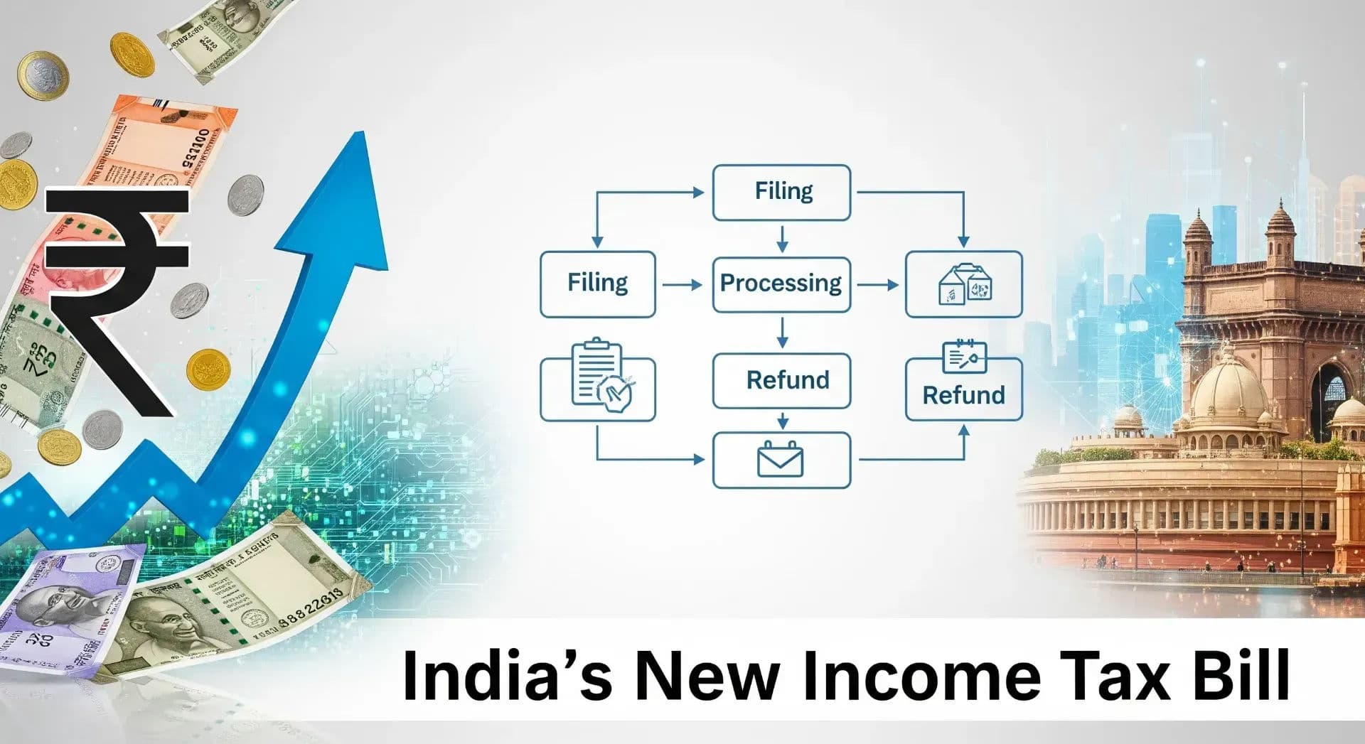 Cover image for India Introduces the New Income Tax Bill: A Comprehensive Guide to a Historic Reform