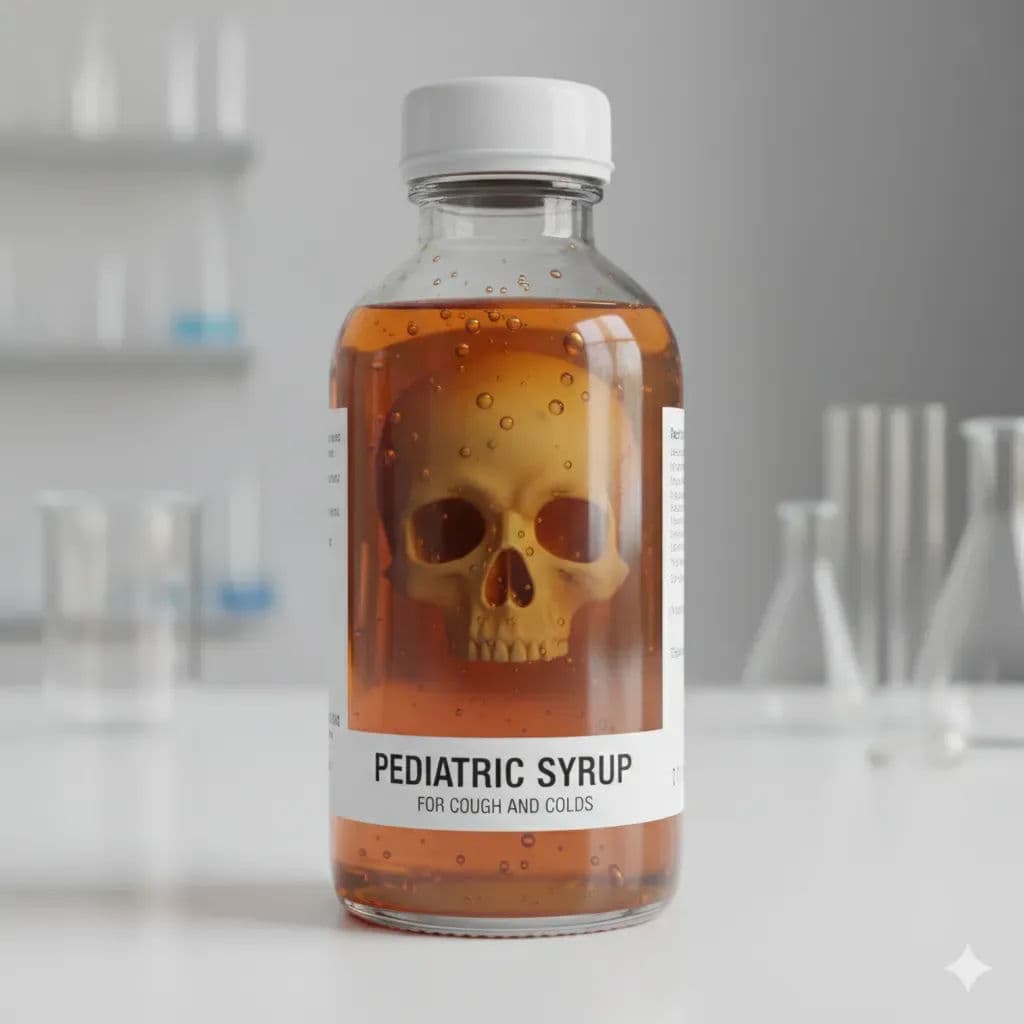 Cover image for The Sweet Death Trap: How Your Child's Cough Syrup Became a Silent Killer!